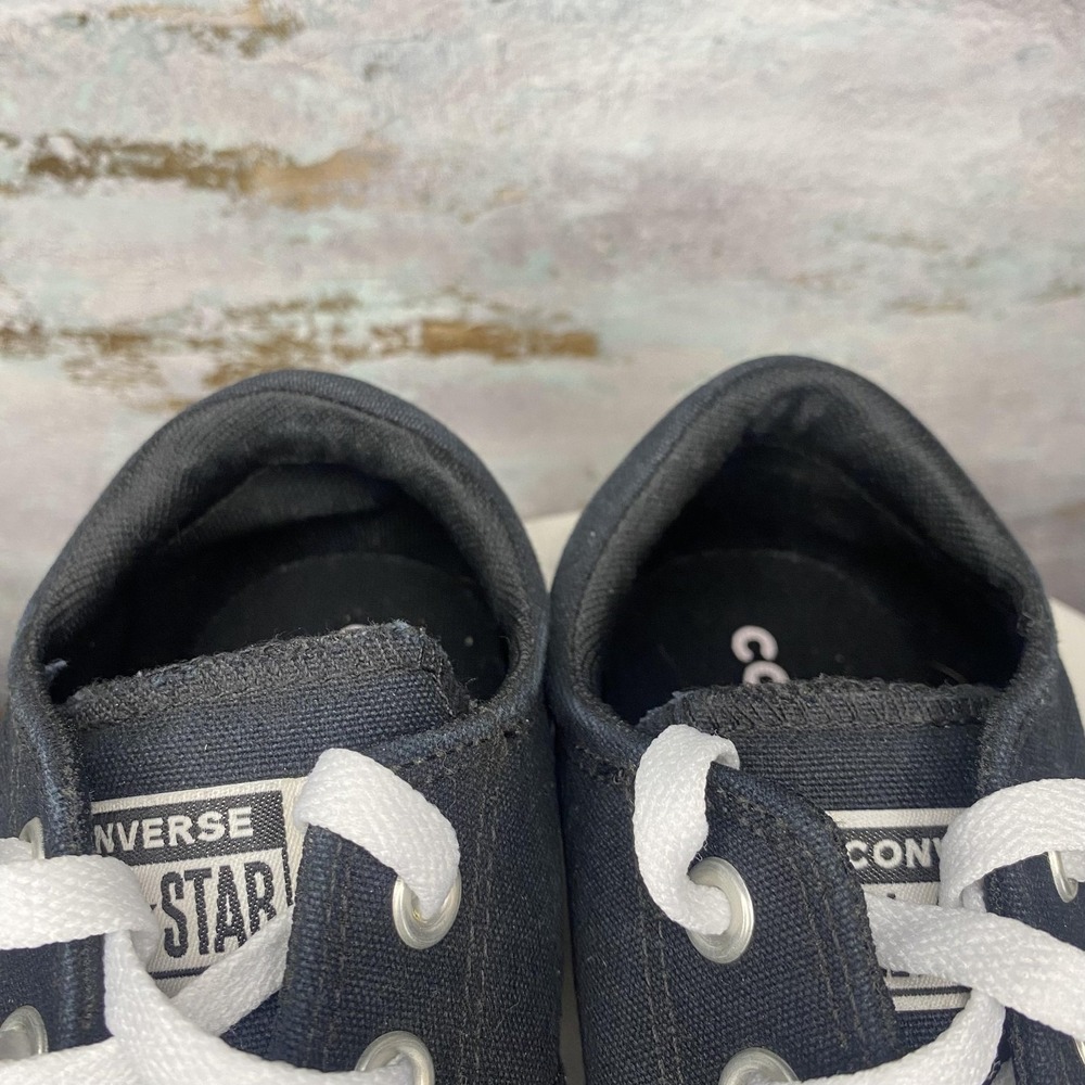 Converse Chuck Taylor All Star 2 Shoes Womens Size 9 Black Low Top Sneakers - Picture 8 of 10